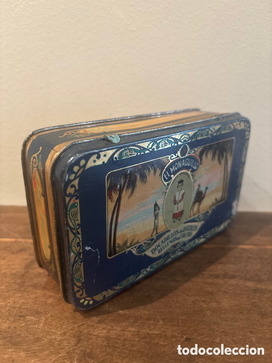 Cajas y cajitas met&aacute;licas: Caja de hoja de lata. El monaguillo. - Foto 2