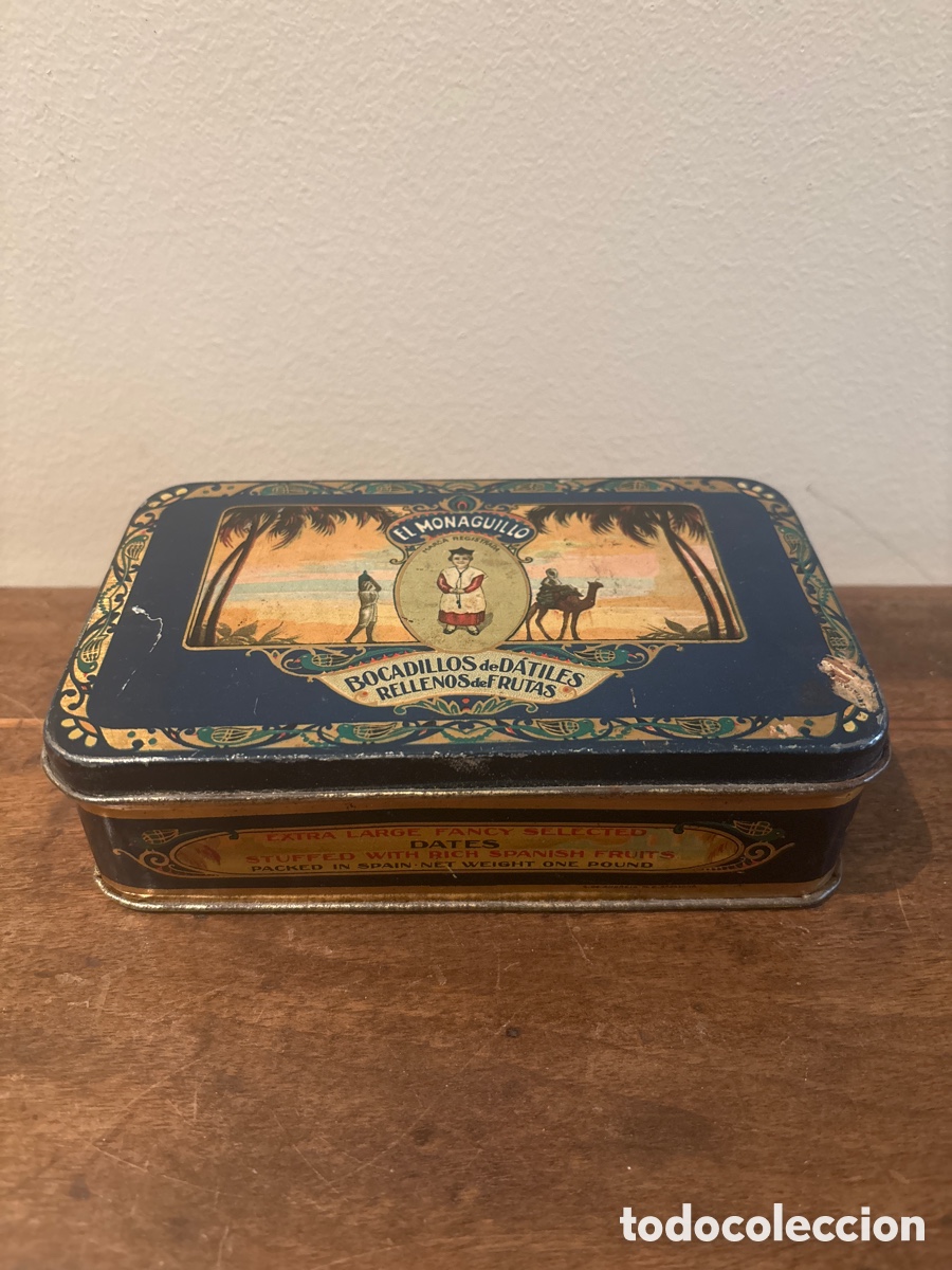 Cajas y cajitas met&aacute;licas: Caja de hoja de lata. El monaguillo. - Foto 3