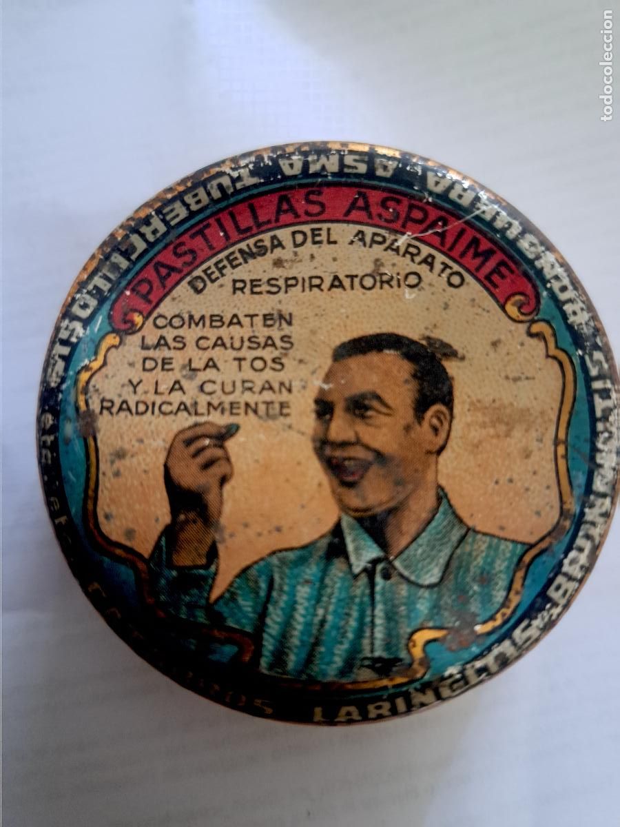 Blechdosen und Kisten: Caja PASTILLAS ASPAIME
