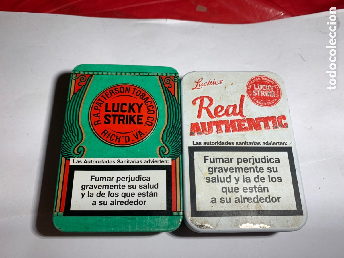 Cajas y cajitas met&aacute;licas: Caja metalica tabaco cigarrillos chesterfield