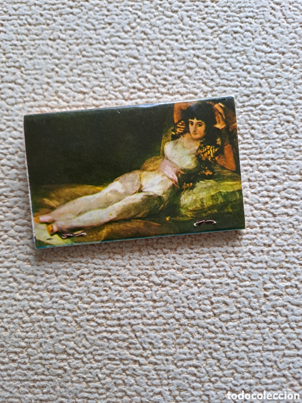 Casse e cassette metalliche: CAJA DE CERILLAS LA MAJA VESTIDA ERASMO