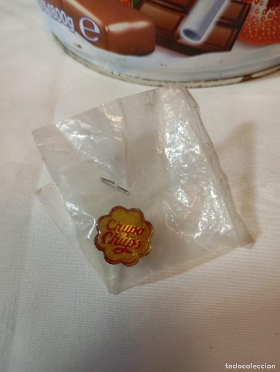 Cajas y cajitas met&aacute;licas: Lata y Pin de Chupa Chups - Foto 2