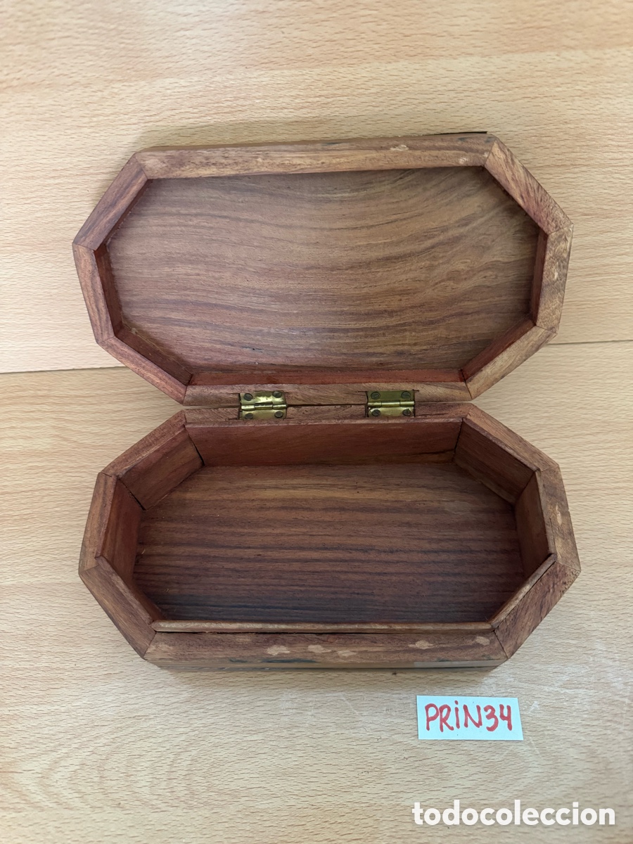 Cajas y cajitas met&aacute;licas: Joyero madera india - Foto 2