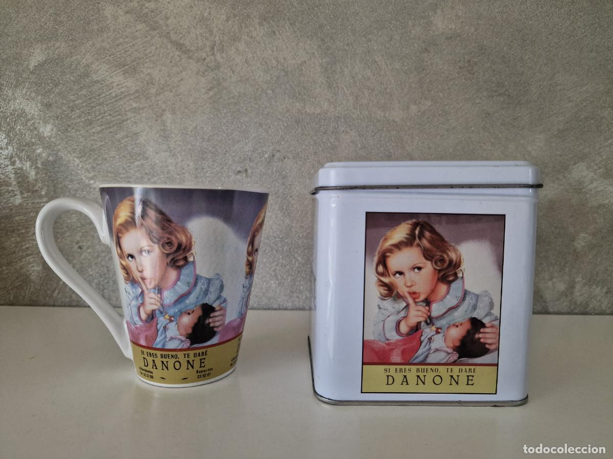 Cajas y cajitas met&aacute;licas: ANTIGUA TAZA DANONE VINTAGE