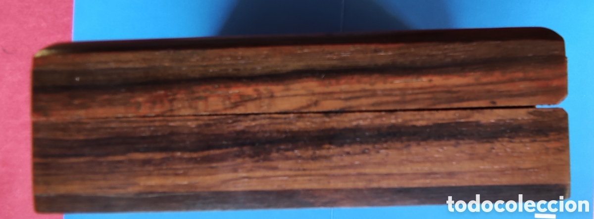 Cajas y cajitas met&aacute;licas: Caja para baraja, en madera y laton - Foto 7