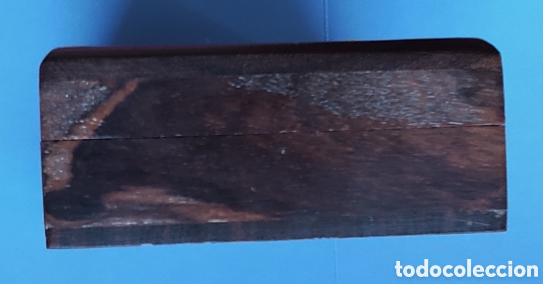 Cajas y cajitas met&aacute;licas: Caja para baraja, en madera y laton - Foto 9