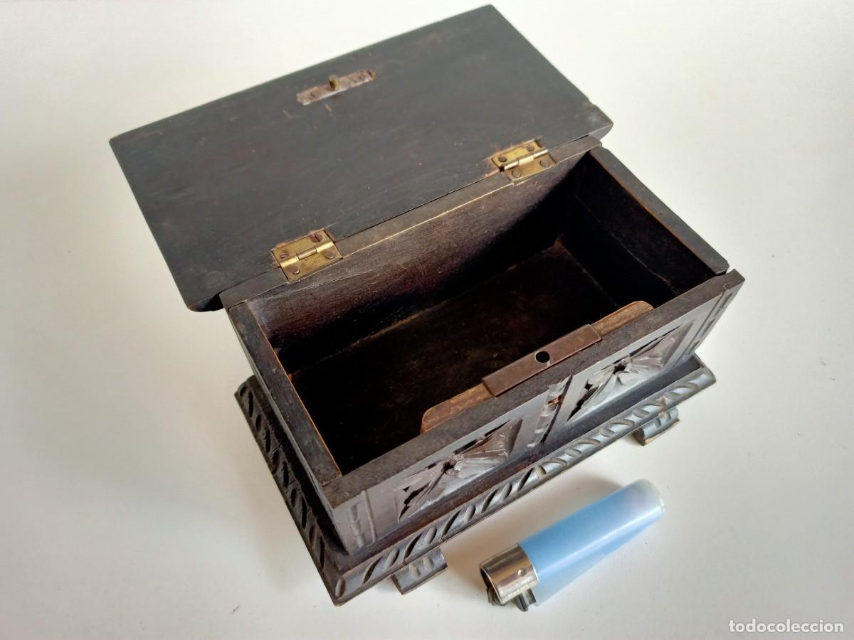 Cajas y cajitas met&aacute;licas: Caja de madera estilo renacimiento - Foto 3