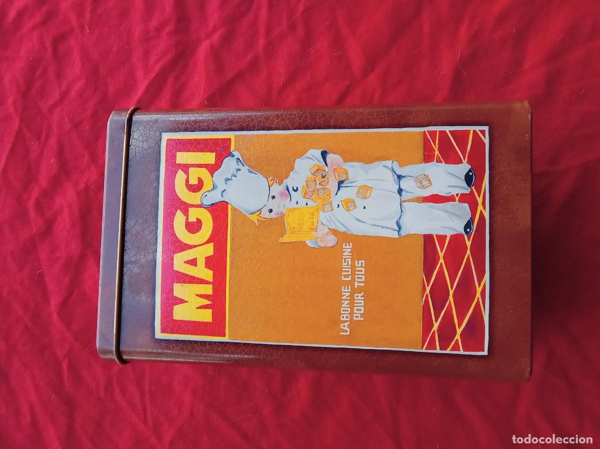 Cajas y cajitas met&aacute;licas: LATA METALICA DE MAGGI - Foto 1