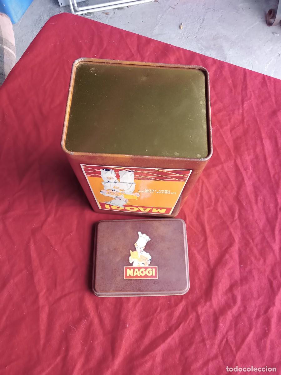 Cajas y cajitas met&aacute;licas: LATA METALICA DE MAGGI - Foto 5