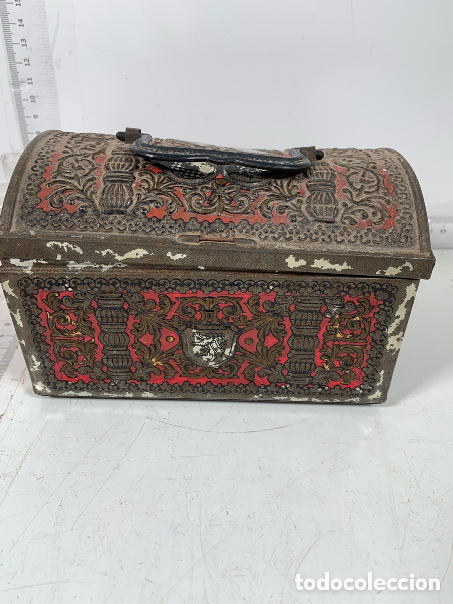 Cajas y cajitas met&aacute;licas: 01_ Cofre hojalata - Foto 2