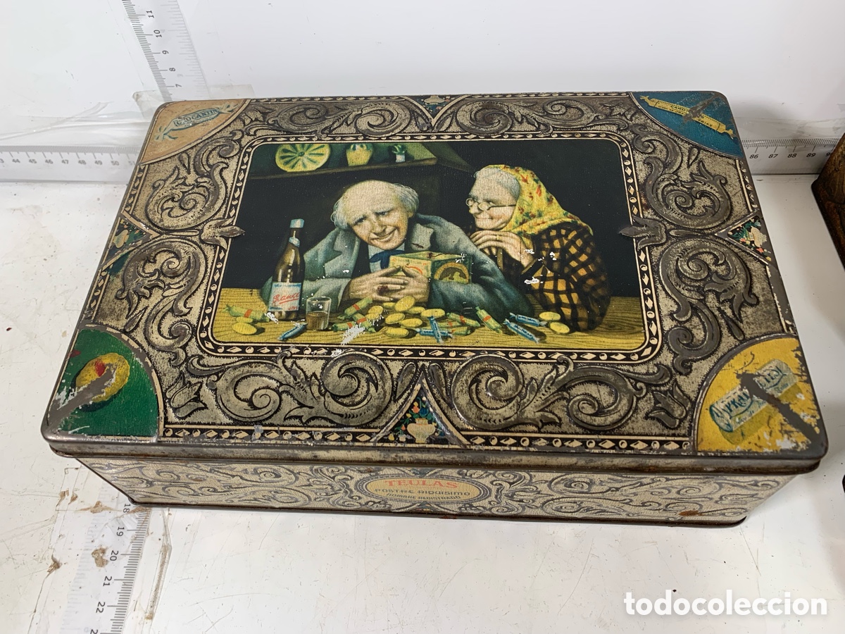 Cajas y cajitas met&aacute;licas: 01_ caja crocantis canutillos Teulas - Foto 1