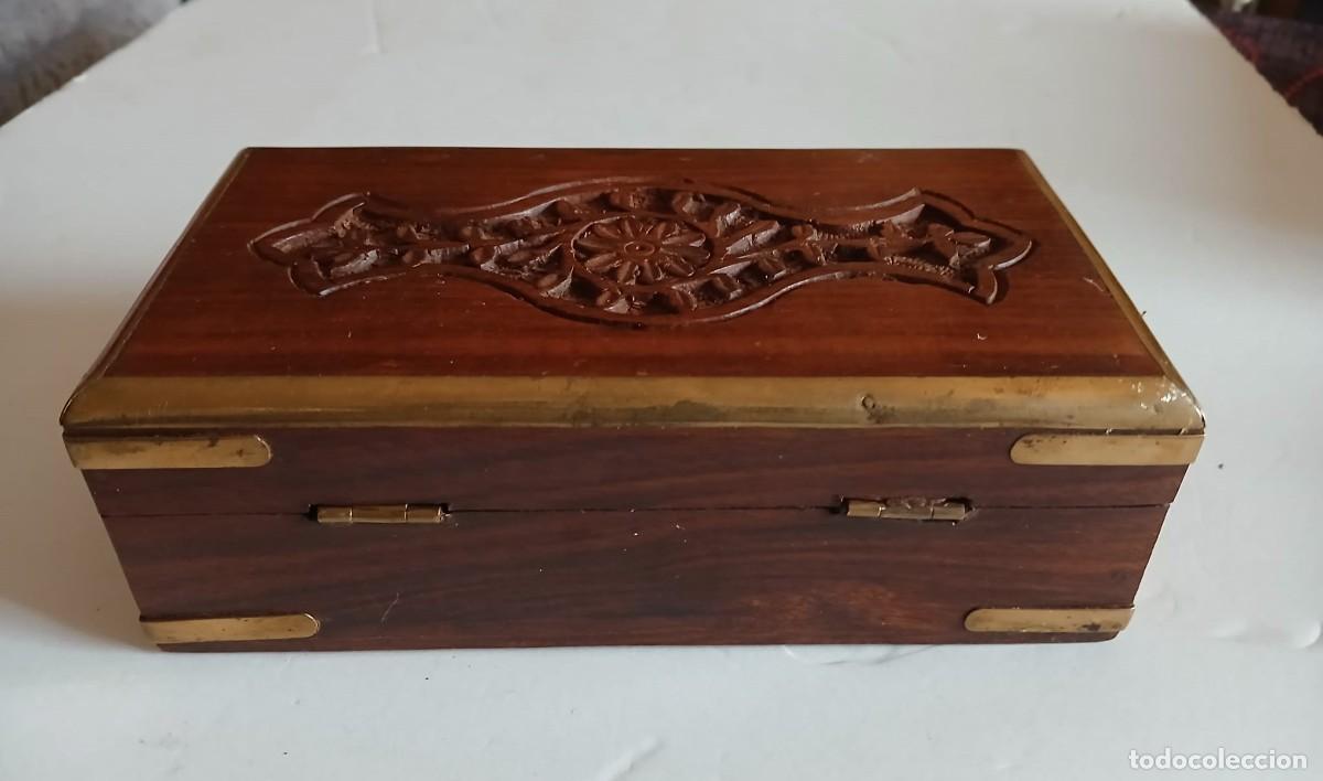 Cajas y cajitas met&aacute;licas: caja madera - Foto 1
