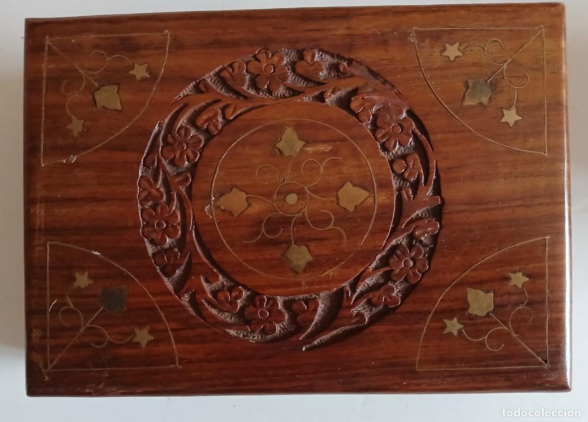Cajas y cajitas met&aacute;licas: caja de madera - Foto 1