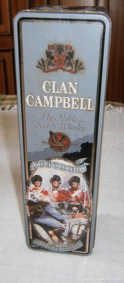 Cajas y cajitas met&aacute;licas: caja metalica clan campbell scotch whisky