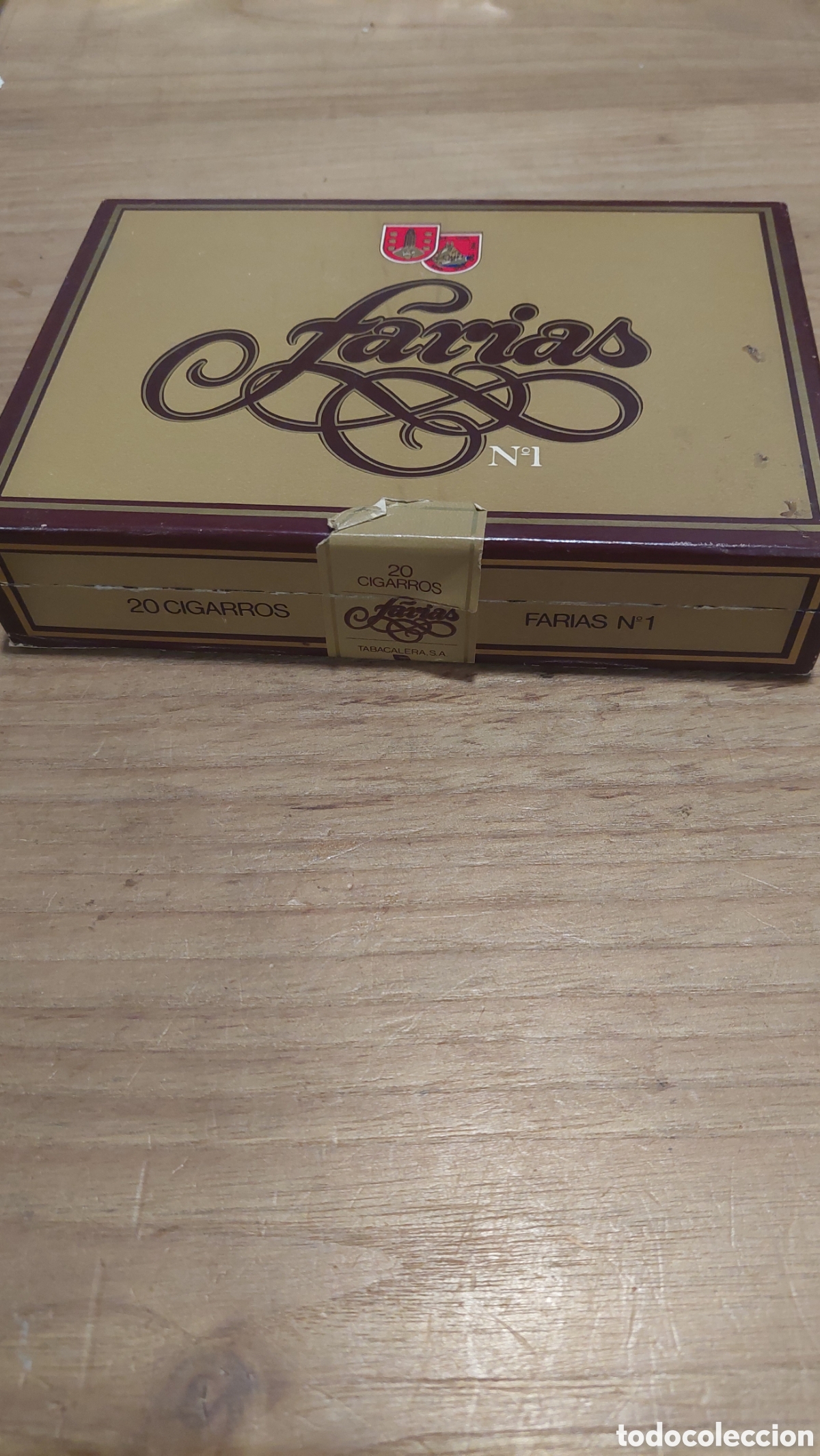 Blechdosen und Kisten: La coru&ntilde;a caja vac&iacute;a ferias n&uacute;mero 1 20 cigarros tabacalera