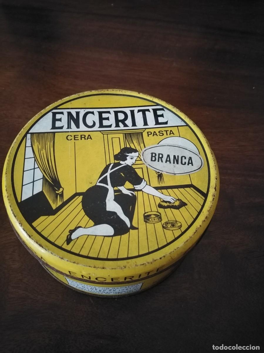 Cajas y cajitas met&aacute;licas: Caja de lata de ENCERITE, cera. - Foto 1