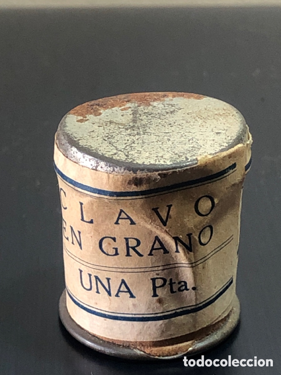 Cajas y cajitas met&aacute;licas: PEQUE&Ntilde;O BOTE DE CLAVO EN GRANO , ESPECIAS LA DALIA