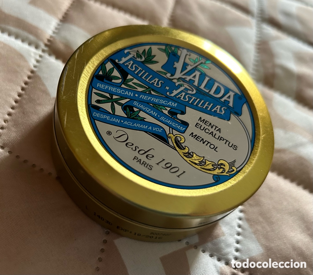 Casse e cassette metalliche: CAJA MET&Aacute;LICA DE PASTILLAS VALDA. LATA. VAC&Iacute;A