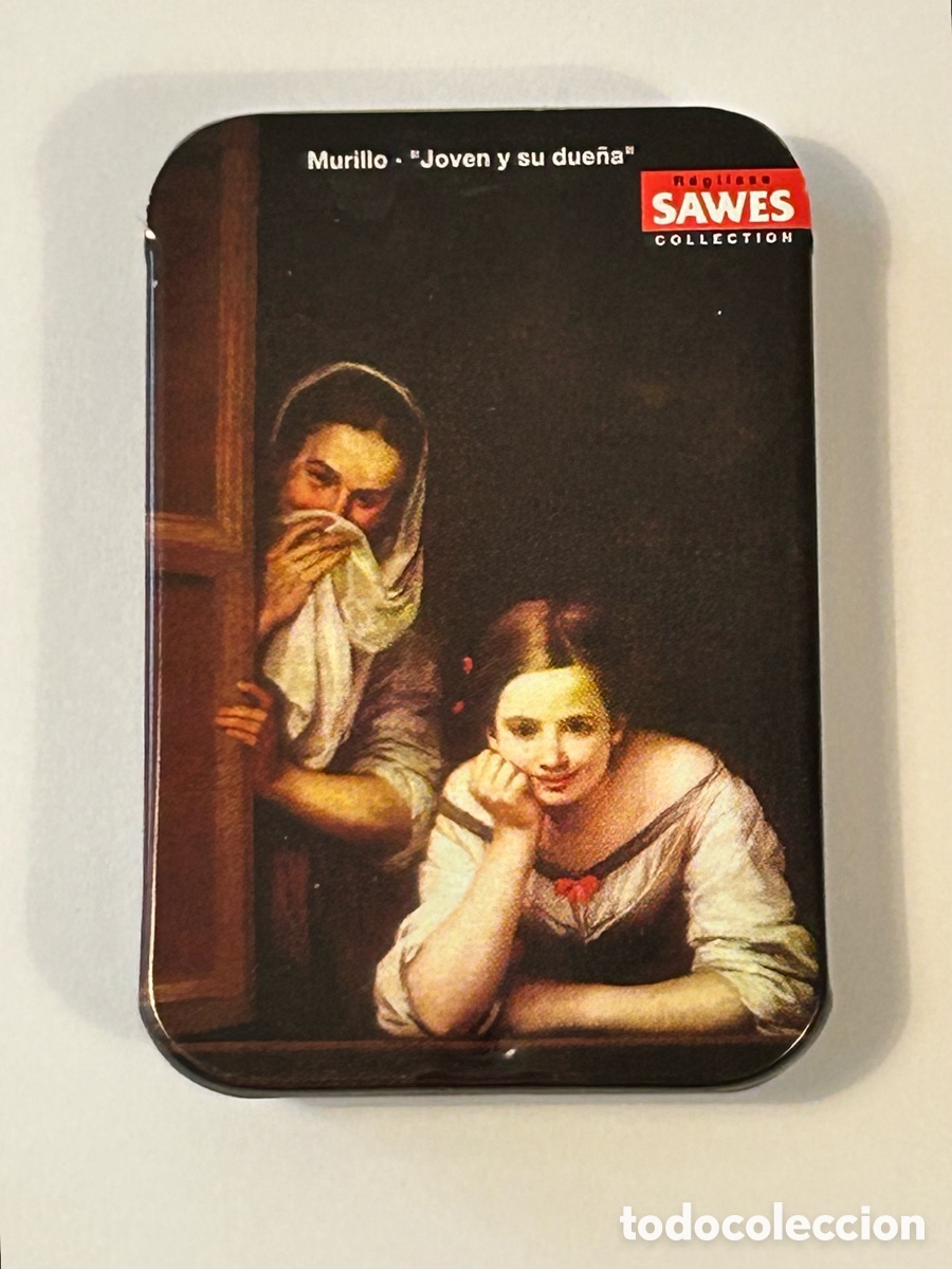 Casse e cassette metalliche: CAJA MET&Aacute;LICA DE REGALIZ SAWES. COLECCI&Oacute;N PINTURA. CON DOSIFICADOR