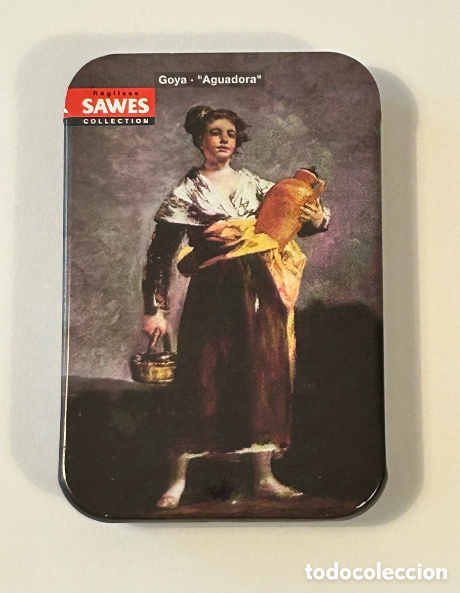 Casse e cassette metalliche: CAJA MET&Aacute;LICA DE REGALIZ SAWES. COLECCI&Oacute;N PINTURA. CON DOSIFICADOR