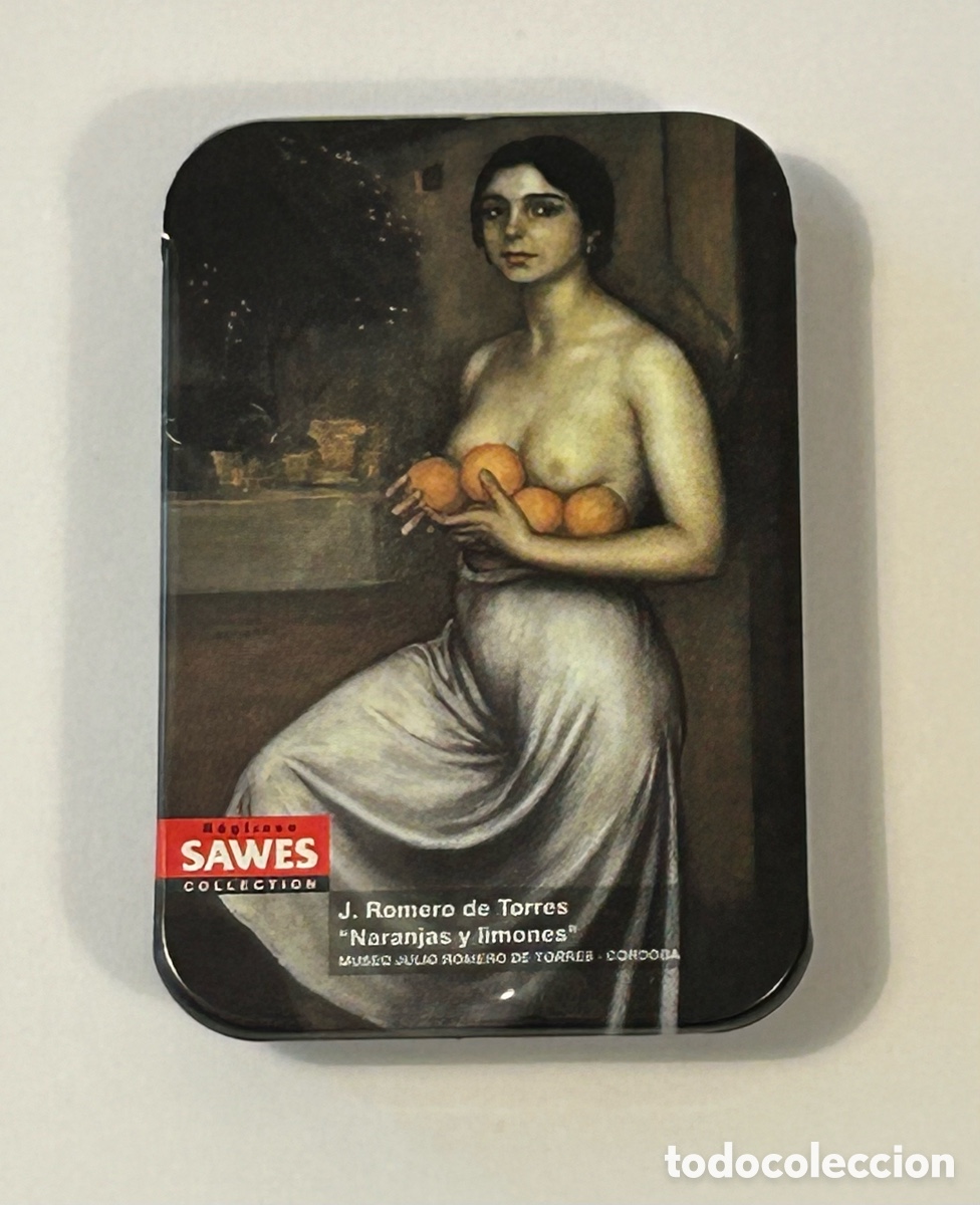 Casse e cassette metalliche: CAJA MET&Aacute;LICA DE REGALIZ SAWES. COLECCI&Oacute;N PINTURA