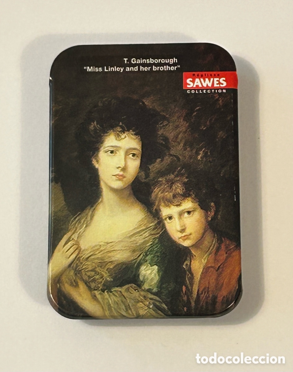 Casse e cassette metalliche: CAJA MET&Aacute;LICA DE REGALIZ SAWES. COLECCI&Oacute;N PINTURA
