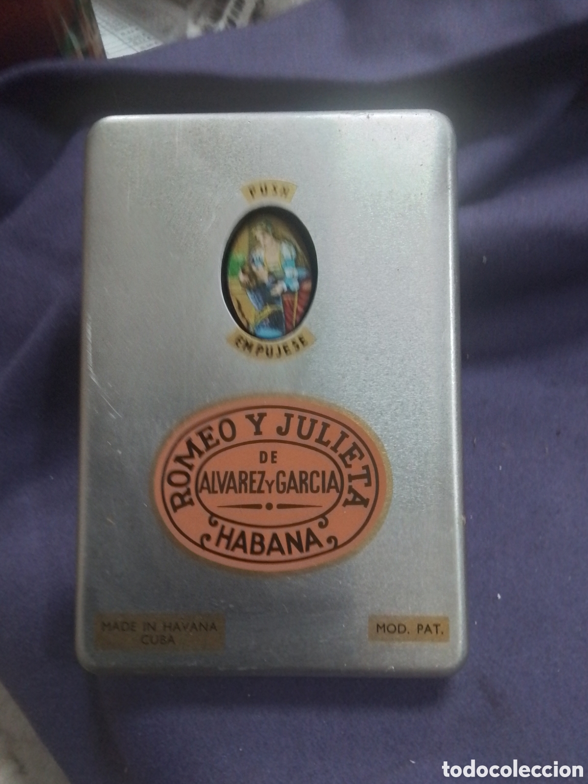Cajas y cajitas met&aacute;licas: Caja de lata de Romeo y Julieta