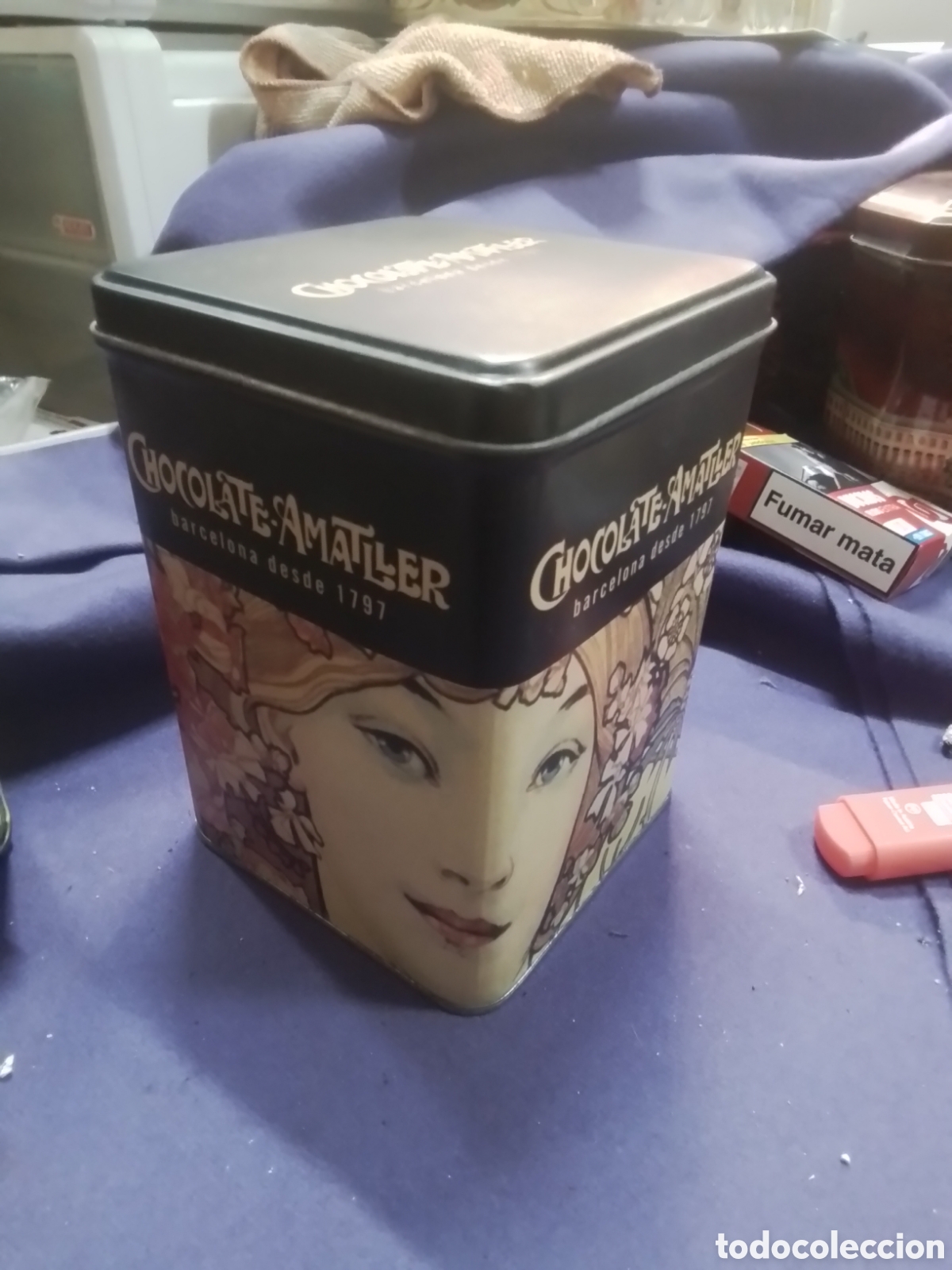 Caja de lata de Chocolate Ametller
