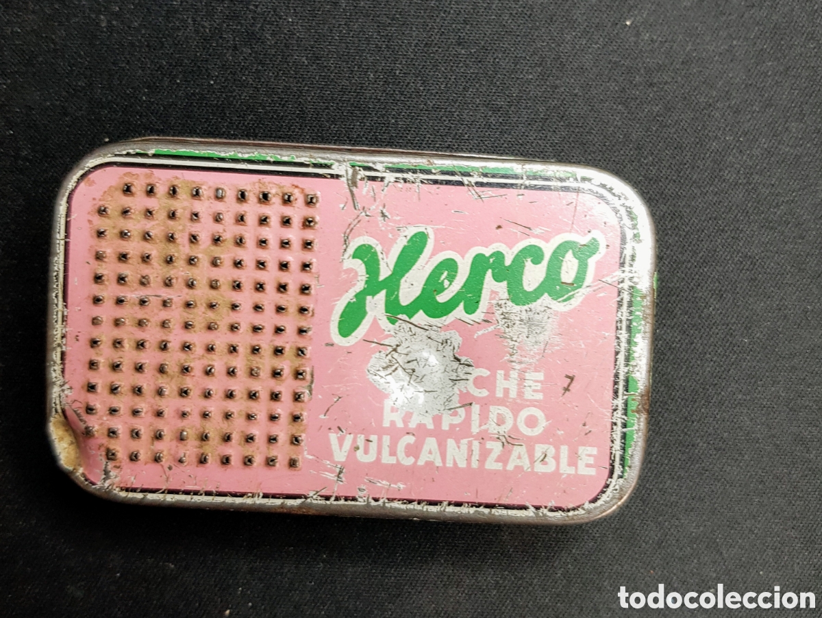 Cajas y cajitas met&aacute;licas: Caja lata Parches HERCO - Foto 2