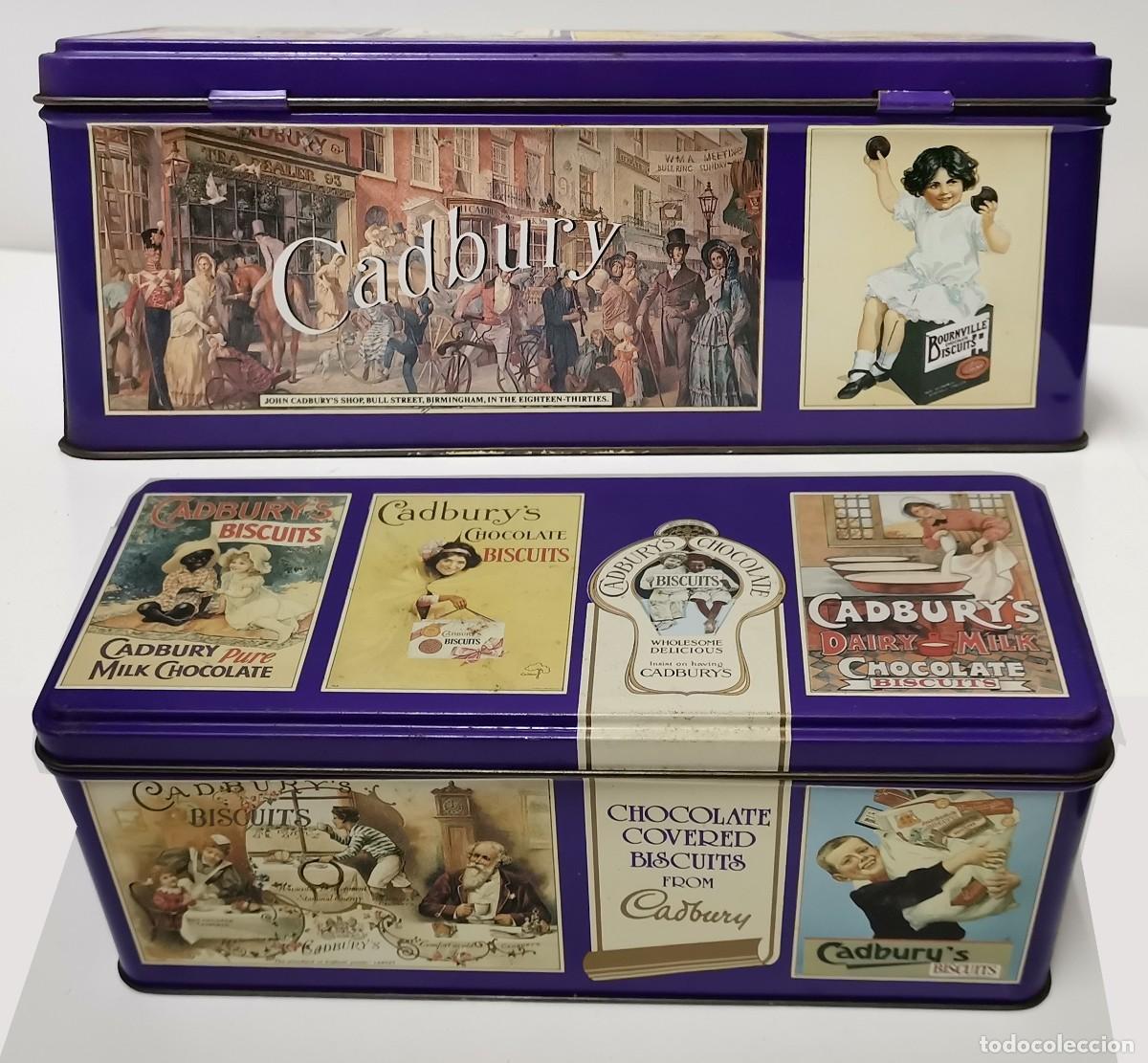 Boxes and metal boxes: CAJA METALICA CHOCOLATE COVERED FROM CADBURY (CAJA VACIA) - CAJAMETALICA-1845