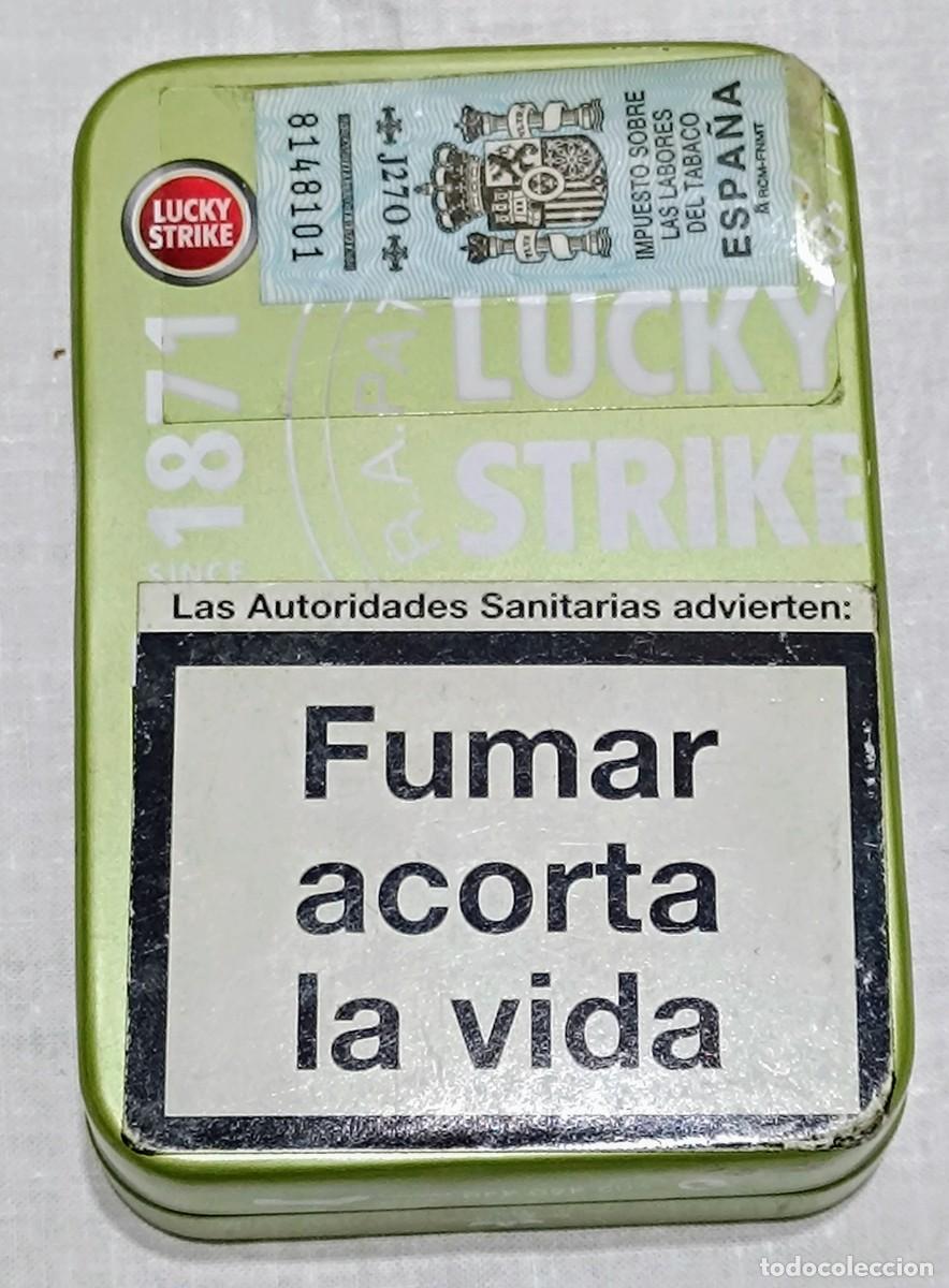 Cajas y cajitas met&aacute;licas: Lata vac&iacute;a d&eacute; tabaco - Foto 1