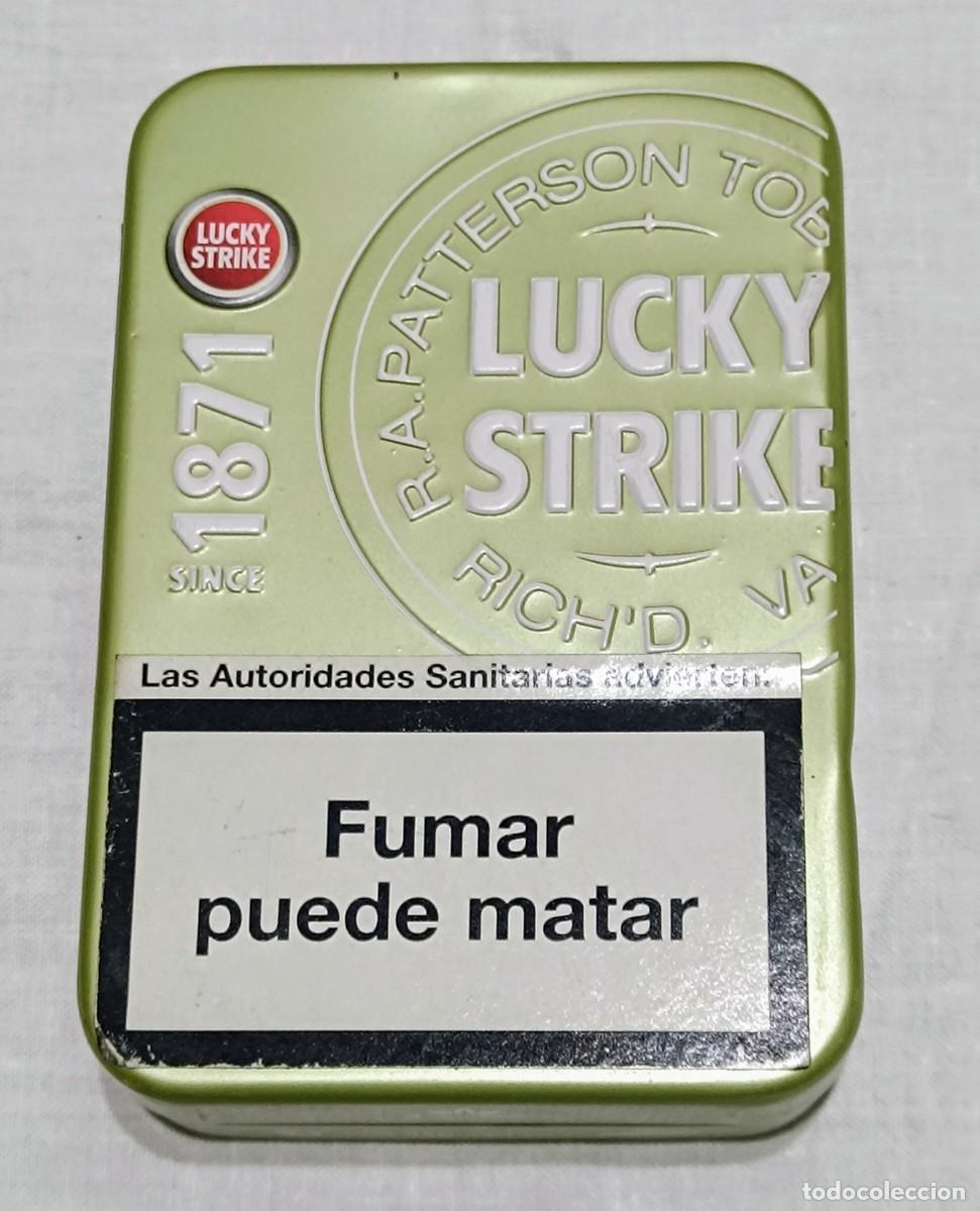 Cajas y cajitas met&aacute;licas: Lata vac&iacute;a d&eacute; tabaco - Foto 3