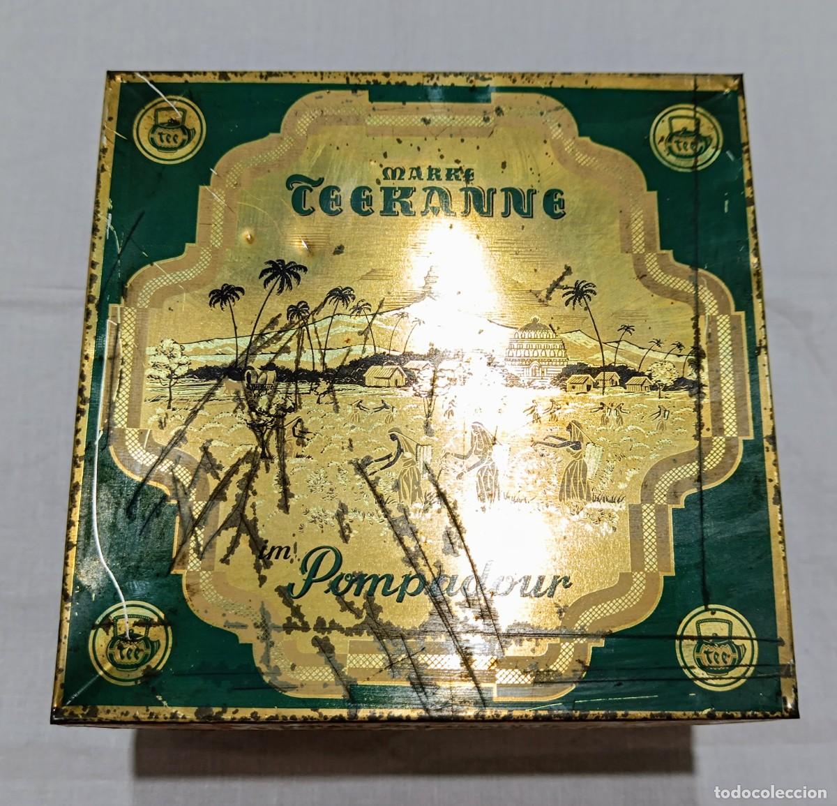 Cajas y cajitas met&aacute;licas: Lata vac&iacute;a de t&eacute;.... - Foto 1