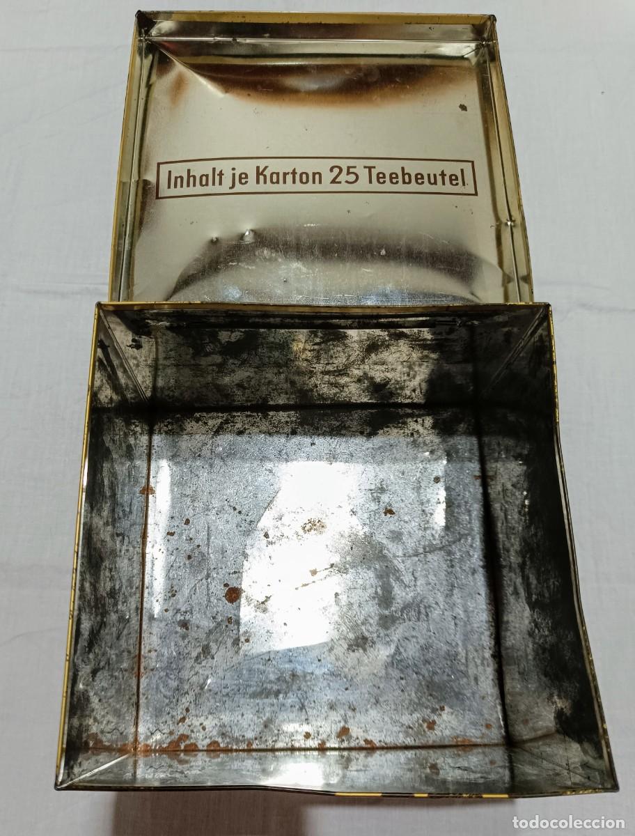 Cajas y cajitas met&aacute;licas: Lata vac&iacute;a de t&eacute;.... - Foto 2