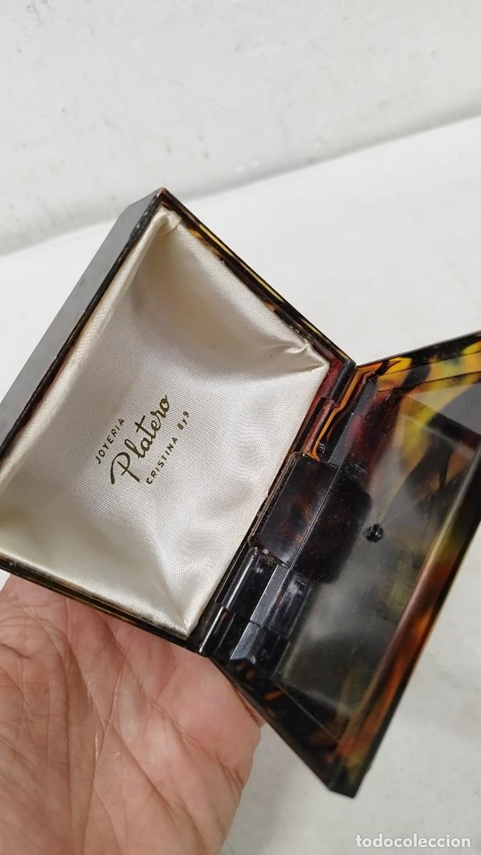 Cajas y cajitas met&aacute;licas: Antigua caja de joyeria - Foto 2