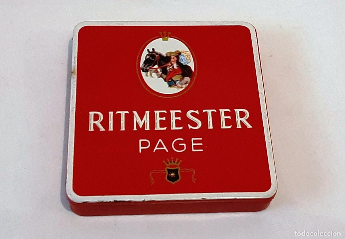 Bo&icirc;tes et petites bo&icirc;tes m&eacute;talliques: Caja met&aacute;lica de cigarros Ritmeester