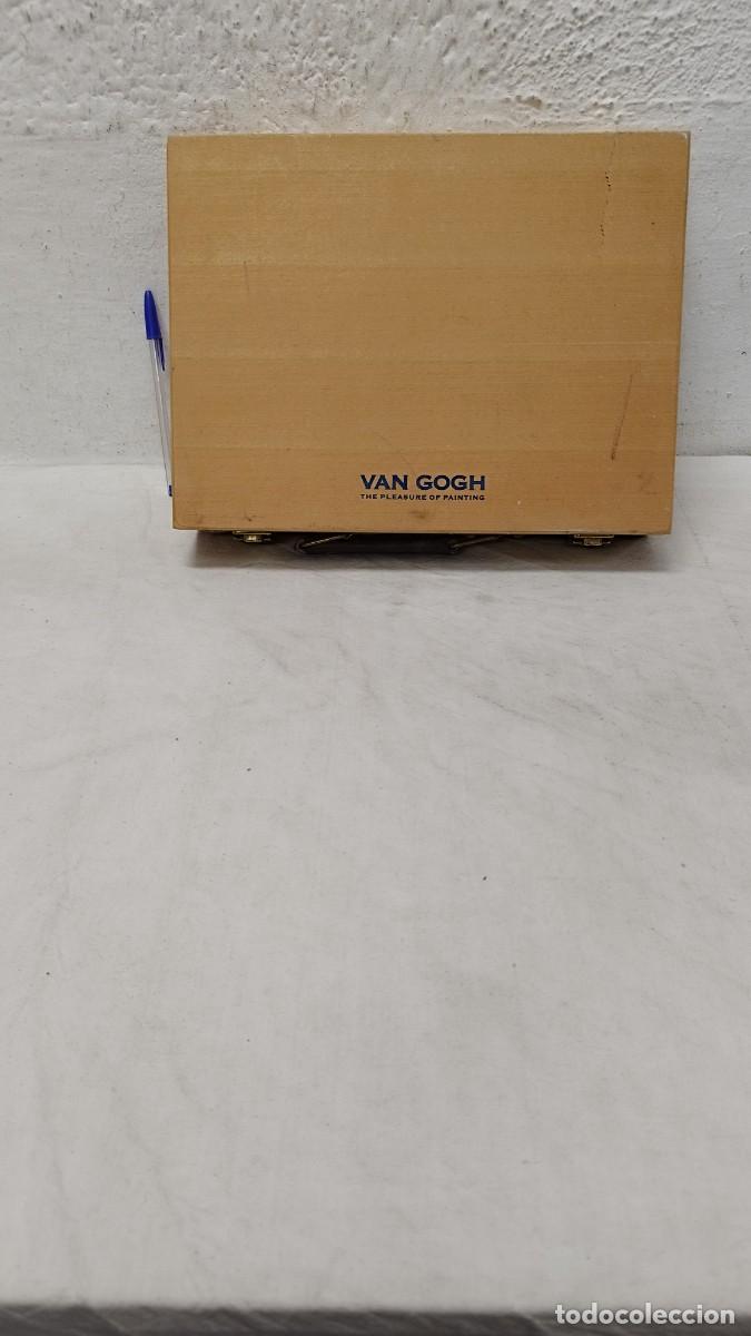 Bo&icirc;tes et petites bo&icirc;tes m&eacute;talliques: Caja de madera de pinturas Van Gogh,The pleasure of painting