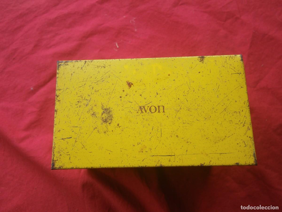 Cajas y cajitas met&aacute;licas: CAJA DE HOJALATA AVON - Foto 4