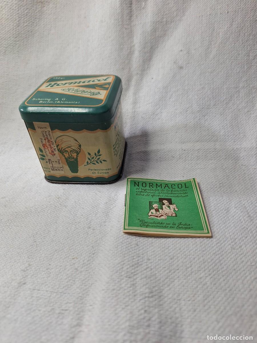 Bo&icirc;tes et petites bo&icirc;tes m&eacute;talliques: Cajita de hojalata Normacol