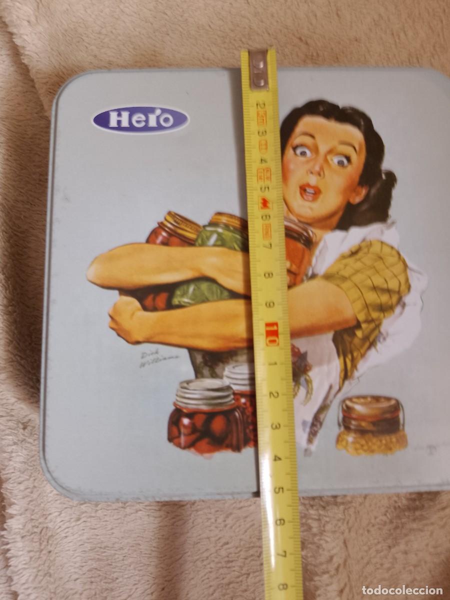 Cajas y cajitas met&aacute;licas: CAJA DE LATA CONFITURAS HERO - Foto 5