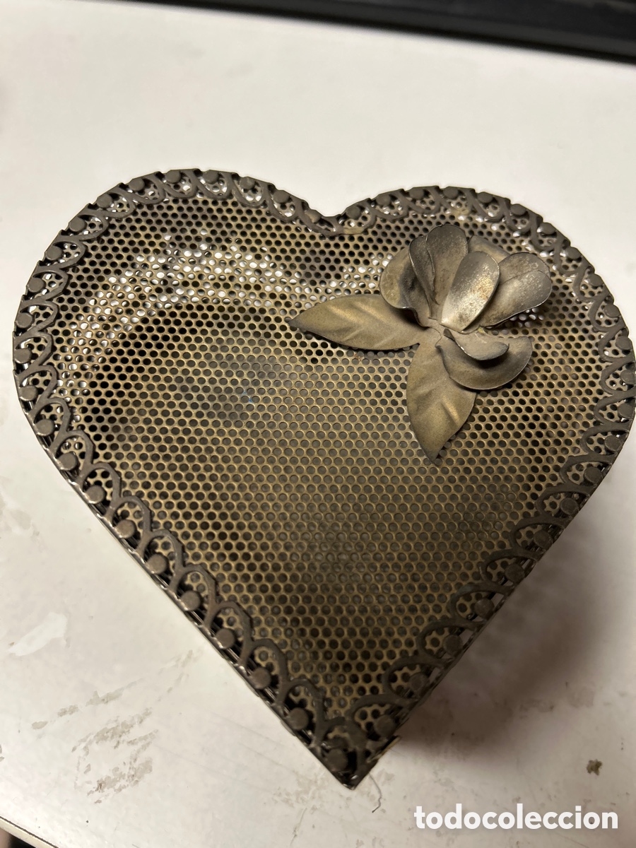 Cajas y cajitas met&aacute;licas: JOYERO A&Ntilde;OS 50 VINTAGE DE METAL