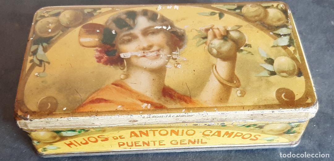 Cajas y cajitas met&aacute;licas: (PUB-240616)CAJA METALICA DULCE DE MENBRILLO - HIJOS DE ANTONIO CAMPOS - PUENTE GENIL(CORDOBA)