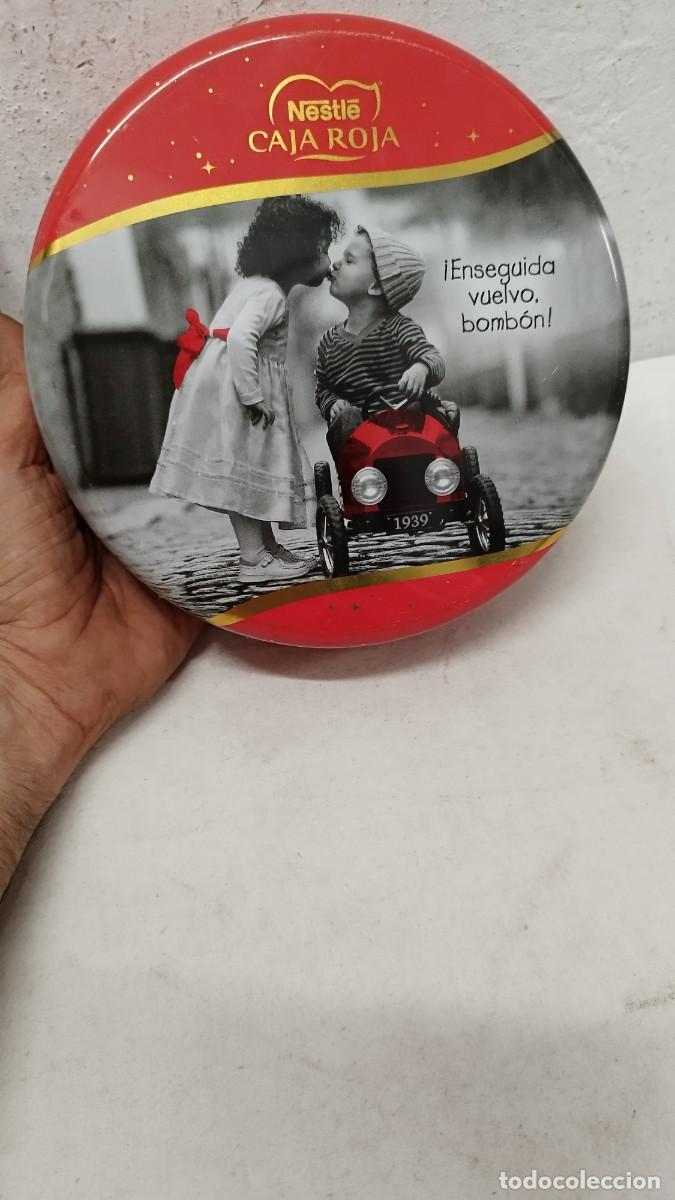 Blechdosen und Kisten: caja met&aacute;lica Nestle caja roja bombones