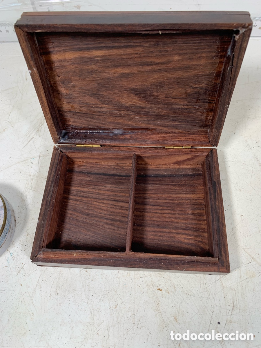 Cajas y cajitas met&aacute;licas: 01_ caja de madera con metal - Foto 3