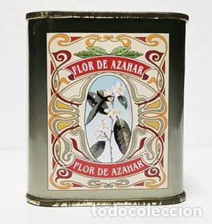 Cajas y cajitas met&aacute;licas: CAJA METALICA FLOR DE AZAHAR ESPECIAS MESETA DEL DUERO ZAMORA (CON CONTENIDO) - CAJAMETALICA-1944
