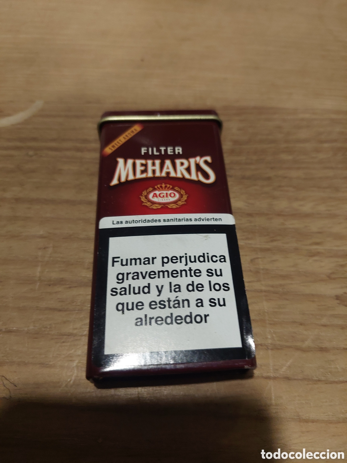 Bo&icirc;tes et petites bo&icirc;tes m&eacute;talliques: Ayuda dejar fumar filter MRHARIS CAJA METAL VACIA TABACO SWEET AROMA