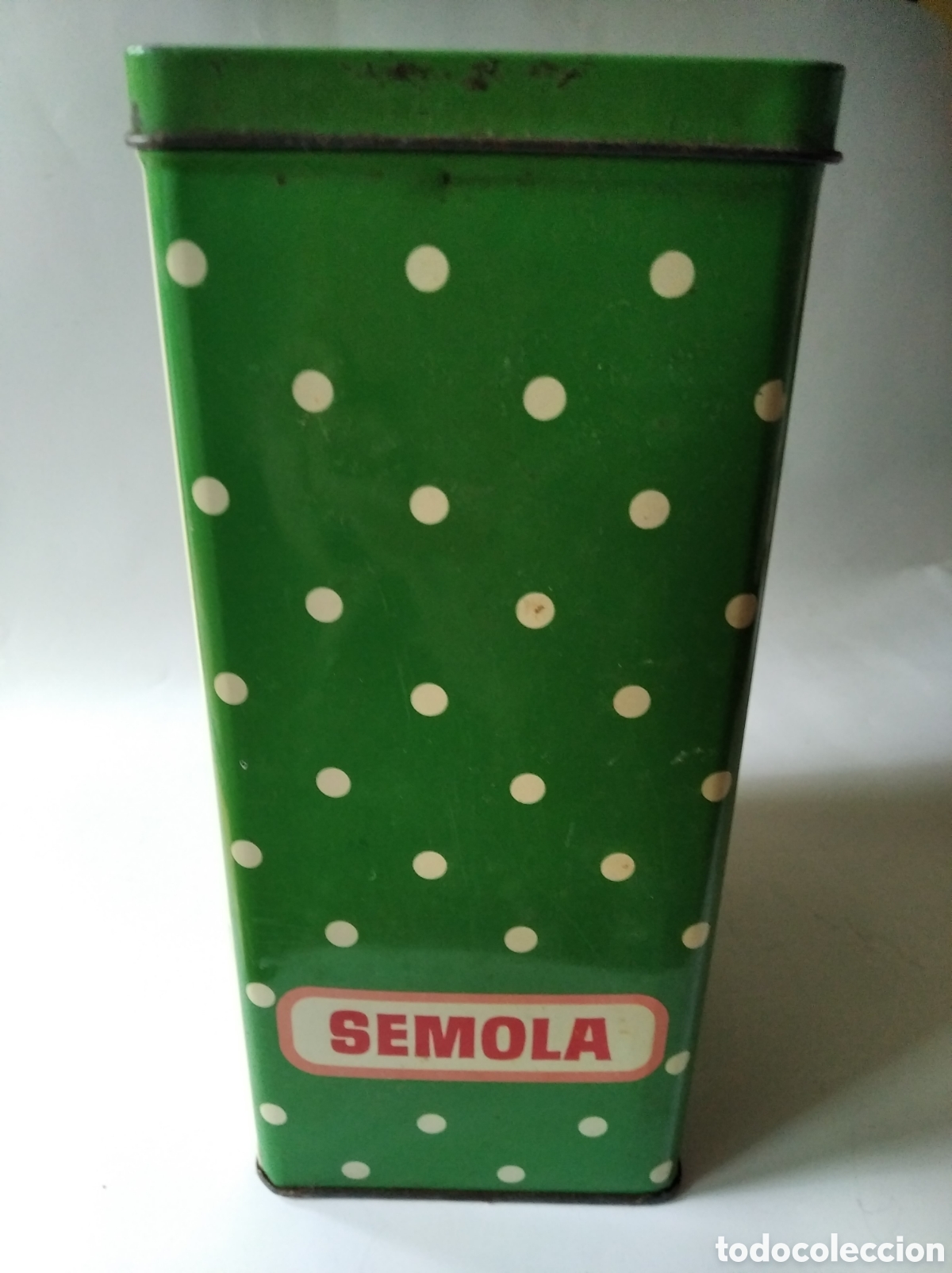 Cajas y cajitas met&aacute;licas: Caja de cola cao antigua - Foto 3
