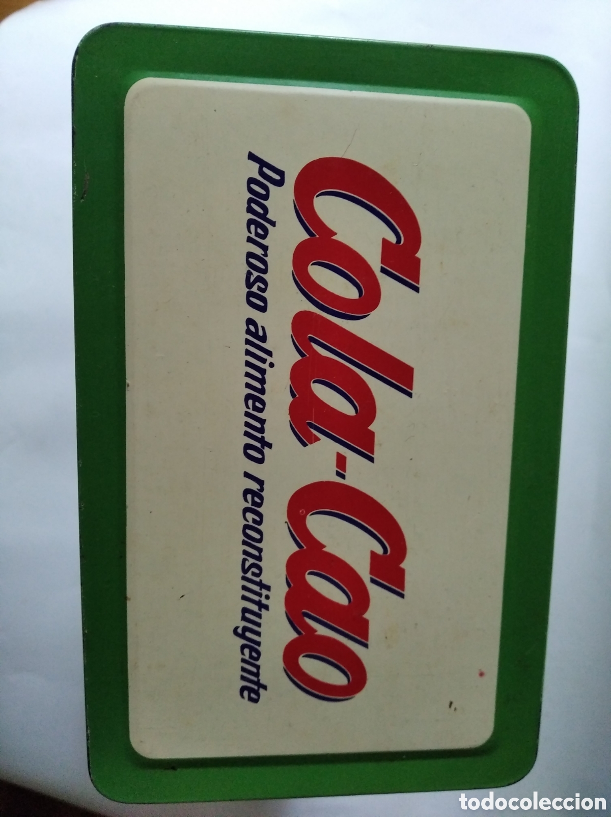 Cajas y cajitas met&aacute;licas: Caja de cola cao antigua - Foto 5
