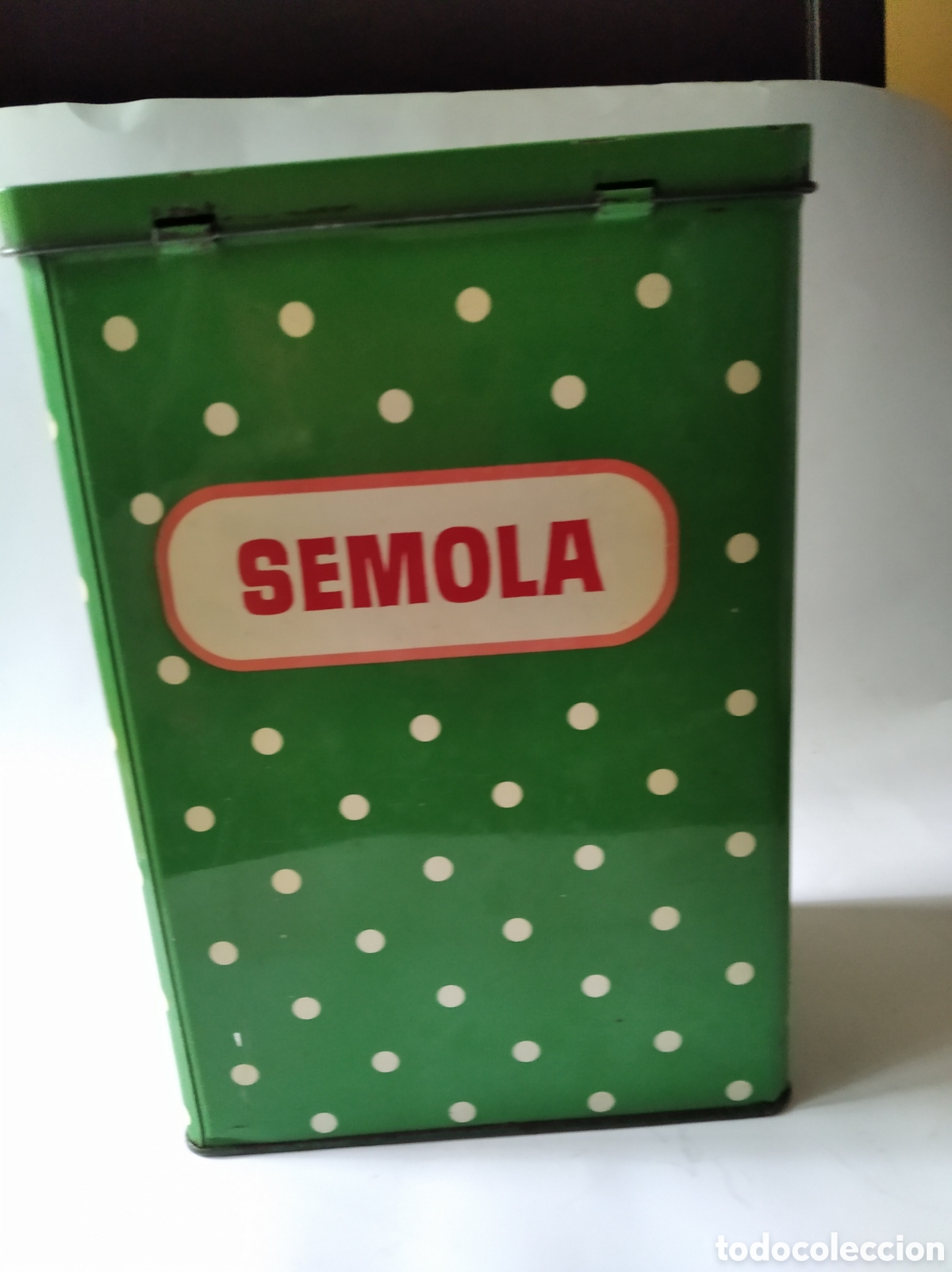 Cajas y cajitas met&aacute;licas: Caja de cola cao antigua - Foto 1