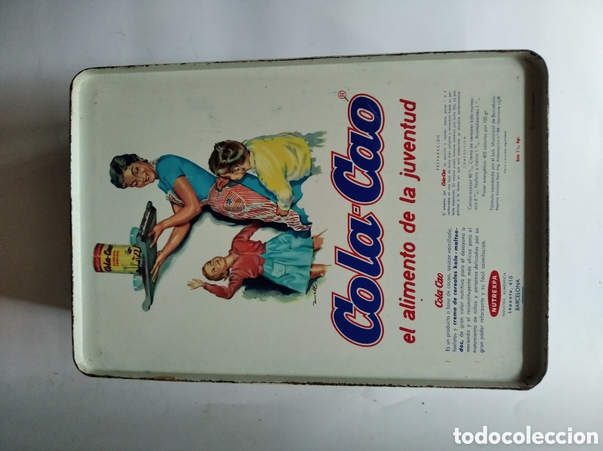 Cajas y cajitas met&aacute;licas: Caja de cola cao elefante - Foto 4